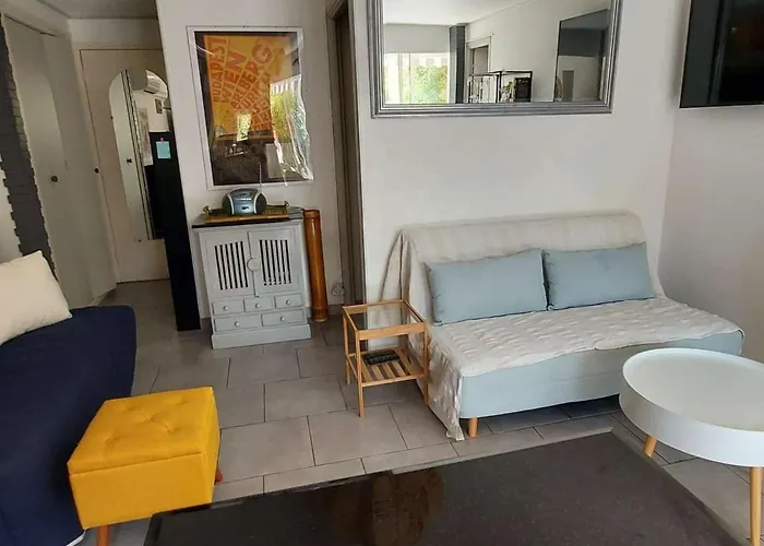 아파트 Climatise 3 Pieces, 6 Pers, Terrasse, Bbq, Parking Prive, A 100 M De La - Fr-1-423-253