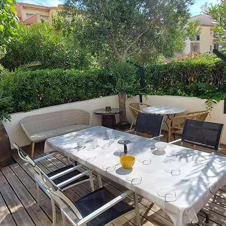 Climatise 3 Pieces, 6 Pers, Terrasse, Bbq, Parking Prive, A 100 M De La - Fr-1-423-253 Apartman